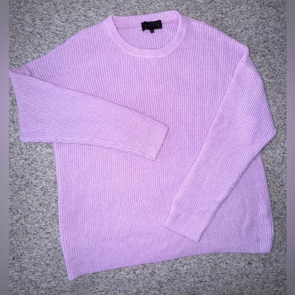 Oversized, purple sweater